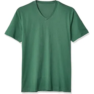 उच्च गुणवत्ता वाली सांस 100% सूती पुरुषों के सादे टी शर्ट त्वरित सूखी शर्ट और आकार के गर्दन जिम अनुकूलन के साथ टी-शर्ट ओएम
