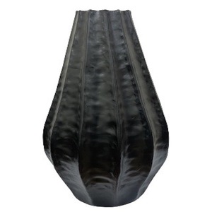 Aluminium Handmade Black Powder Coated Planter Pot Modern Luxury Design For Home Hotel Restaurant Decoration - Product Image 3