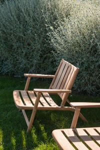 Chaise longue d'extérieur en bois de teck de luxe moderne finition résistante aux intempéries pour patio plage cour hôtels jardins-couleur naturelle - Product Image 6