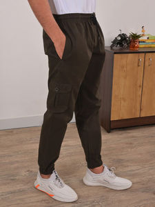 2023 conception en gros Logo personnalisé couleurs unies Fitness sport tenue décontracté Cargo pantalon mâle coton léger pantalon pour hommes - Product Image 2