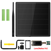 Répéteur radio solaire Heltec V4 D5L-H2, nœud de maillage Lora avec GPS BLE pour application IOT Meshtastic /Meshcore 868mhz 915mhz
