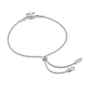 สร้อยข้อมือจี้รูปหัวใจแบบกำหนดเอง Jeulia Amore Thorn Vine พร้อมพลอยประจำเดือนเกิด - Product Image 2