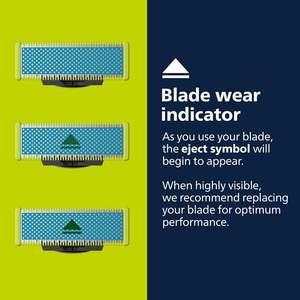 Cuchillas de Repuesto Philips OneBlade 360, para Afeitadora y Recortadora Eléctrica OneBlade, Paquete de 4, Modelo QP440/50 - Product Image 6