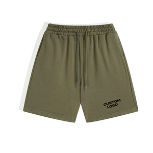 Pantalones Cortos de Playa de Verano para Hombre al por Mayor, de Pana, Casuales, con Estampado Sólido, Secado Rápido, Cierre con Cordón y Bolsillo - Product Image 1