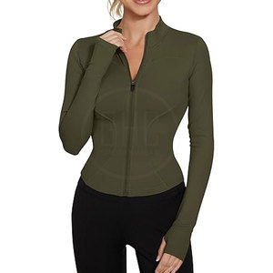 เสื้อแจ็กเก็ตโยคะแขนยาวของผู้หญิงผ้าสแปนเด็กซ์/ โพลีเอสเตอร์ระบายอากาศพิมพ์ลายแบบใส่ได้2025 - Product Image 1