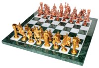 Chessette Homme : Coffret d'échecs en laiton, design exclusif pour l'intérieur, élégance artistique, style raffiné, fait main, pour collectionneurs et enfants.