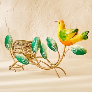 Uniquely Designed Metal <b>T</b>-<b>Light</b> Holders for Dinner Room Wood Candleholders with Stylish Features - Product Image 1
