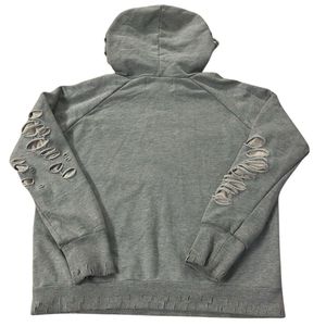 New Arrival Cotton Pullover <b>Distressed</b> Hoodies Men <b>Top</b> Quality Basics Cotton Blended High Quality <b>Distressed</b> Hoodies For Men - Product Image 4