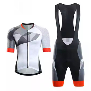 Vente directe d'usine, uniformes de cyclisme de haute qualité pour hommes et femmes, manches courtes, bavoir - Product Image 1