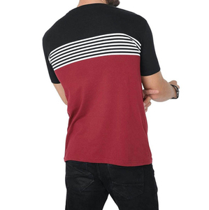 Ropa de moda para hombre, camiseta de manga corta de algodón 100% de punto informal transpirable de talla grande con impresión de logotipo personalizado - Product Image 2