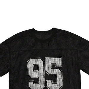 Nuevo diseño de manga corta, precio barato, tela de malla, camiseta de fútbol, totalmente personalizada, Boxy Fit, camiseta de fútbol para ropa de equipo - Product Image 5
