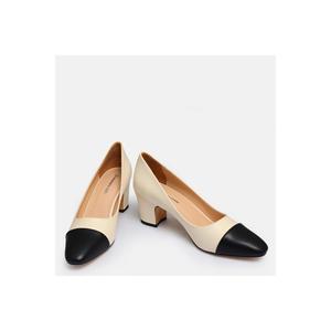 Scarpe tacco donna taglie grandi 41-42-43-44-pelle BEIGE
