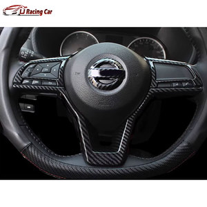Accesorios de Interior de coche con aspecto de fibra de carbono ABS, Kits de carrocería, tapas de cubierta de volante para <span class=keywords><strong>Nissan</strong></span> Sunny Sylphy Sentra B18 2020-2023 - Product Image 3