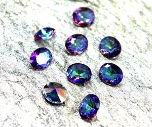 Pierre d'Alexandrite Certifiée CGI Coupe Ovale 9mm Lot Tendance Pierre d'Alexandrite Naturelle à Facettes Pendentif Anneau Incroyable - Product Image 3