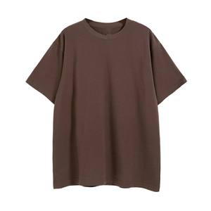 Logotipo personalizado ligero unisex transpirable de alta calidad de manga corta o cuello de estilo de moda clásico de gran tamaño camisetas de los hombres - Product Image 5