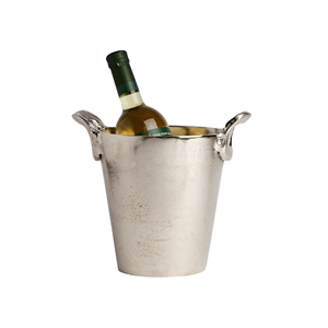 Enfriador de vino de acero inoxidable antiguo, Cubo de Metal hecho a mano, lujoso y elegante para bodas y bares, la más alta calidad - Product Image 3