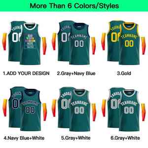 Ensemble de maillots de basket-ball personnalisés OEM |   Uniforme de basket-ball sublimé pour hommes avec nom et numéro - Product Image 3