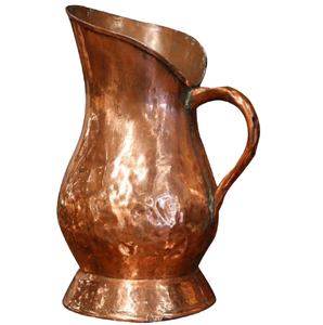 Cubo de carbón de cobre con forma de hervidor único con diseño atractivo perfecto para decoración del hogar y uso de fuego al aire libre - Product Image 1