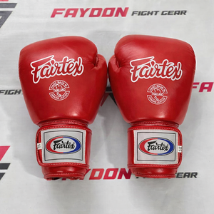 Professional Fairtex Muay Thai White Genuine Cowhide Leather Boxing <b>Gloves</b> OEM ODM Wholesale Mixed Martial Arts Training <b>Gloves</b> - Product Image 6