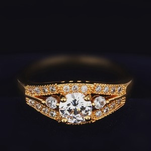 Iced Out 14k & <b>18k</b> Yellow <b>Gold</b> VVS Moissanite Cut Diamond <b>Ring</b> IGI Certified Hip Hop Fine Jewelry for <b>Men</b> Women for Parties - Product Image 3