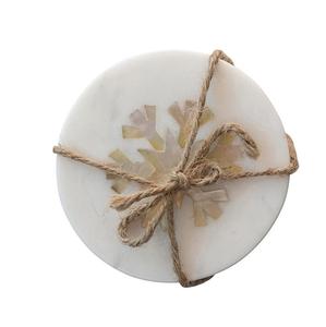 Posavasos de regalo con forma de posavasos de mármol Natural personalizado para fiesta de inauguración de la casa, artículos de decoración de Hotel y venta - Product Image 4