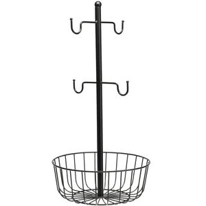 Black Steel Mug Stand Best Design Coffee Mug Holder for Home Kitchenware Hotel <b>Tabletop</b> Kitchen Counter Made in India Wholesale - Product Image 2