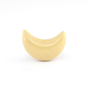 SHUBHAM Lite bouton de tiroir en céramique jaune avec poignée de traction réglable pour armoires de cuisine chambre salle de bain utilisation de la garde-robe de l'hôtel - Product Image 1