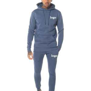 Fabrication OEM Couple Hommes Femmes Pull à Capuche en Polaire de Coton Ensembles de Survêtements Hiver Activewear Hommes Survêtements - Product Image 3