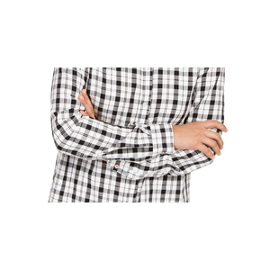 Camicia da Donna Charter Club in Popeline di Cotone Bianco a Quadri, Taglia XL, Stile Casual con Colletto Alto, Decorazione in Pizzo e Ricami - Product Image 3