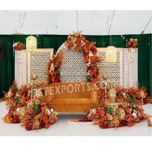 อุปกรณ์ตกแต่งเวทีงานแต่งงานแบบตะวันตกสำหรับงานแต่งงานของอินเดีย - Product Image 1