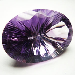 Piedra preciosa semipreciosa de amatista púrpura 100% natural en tamaño calibrado de corte facetado ovalado disponible para fabricación de joyas OEM ODM - Product Image 5