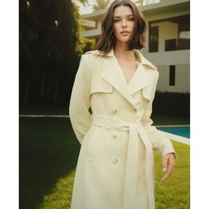 ชุดเทรนช์โค้ทผู้หญิงสไตล์หรูหราสำหรับผู้หญิงคอลเลคชั่นฤดูใบไม้ร่วง - Product Image 1