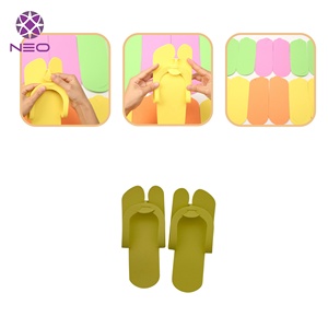 Zapatilla EVA desechable con logotipo personalizado y embalaje, para salón de Spa, entrega rápida y alta calidad - Product Image 3
