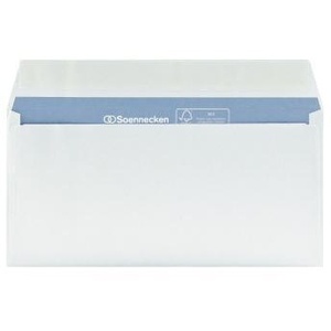 Sobres Largos Premium DIN Soennecken 220 x 110 mm, 100 g/m², Papel Blanco Autoadhesivo, 200 Unidades por Paquete - Product Image 1