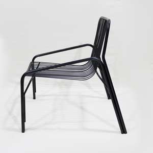 CH Factory - Compact Folding <b>Bistro</b> <b>Chairs</b> with Mesh Seats and Cup Holders for Easy Outdoor Dining - Product Image 5