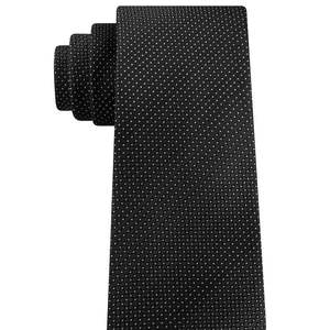 Cravatta Classica da Uomo Kenneth Cole Reaction con Motivo a Pois Sfumato, Nera, Taglia Regolare, Realizzata in Poliestere - Product Image 3