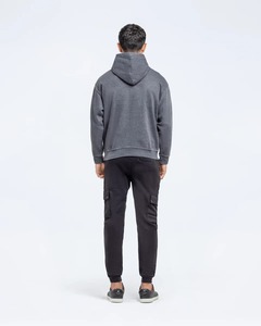 Sweat à capuche chaud à impression numérique 100% coton pour hommes Tissu lourd d'hiver avec un look élégant - Product Image 3