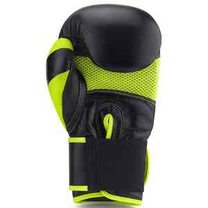 Gants de boxe professionnels de haute qualité en cuir respirant avec logo personnalisé pour hommes et femmes pour le sparring - Product Image 5