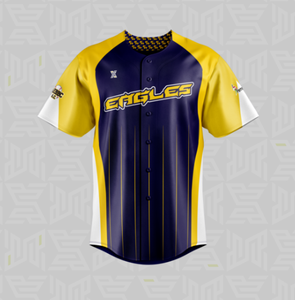 Maillot de baseball à sublimation personnalisée de qualité supérieure Chemise de baseball respirante à boutons en gros Maillot personnalisé pour jeunes adultes - Product Image 4