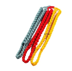 Custom Multi Color <b>Braided</b> Shoulder Cord Decorative Uniform Lanyard Style <b>Accessory</b> Wholesale Supply - Product Image 1