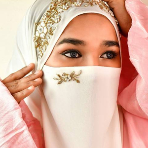Handmade Tùy Chỉnh Thêu Hồi Giáo Hijab Khăn Trọng Lượng Nhẹ Vải Mềm khiêm tốn Hồi Giáo Mũ Nón Cho Phụ Nữ Truyền Thống Khăn Choàng - Product Image 6