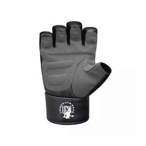 Gants de fitness en cuir rembourrés antidérapants à doigts entiers personnalisés UNIQUE GYM WEAR pour la musculation, la musculation, l'entraînement en salle de sport, unisexe - Product Image 3
