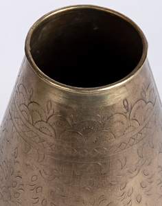 Vase en aluminium doré de luxe, vases décoratifs élégants pour mariage, festival, hôtel et cadeaux - Product Image 4