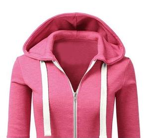 Sudaderas con capucha cálidas 360 gramos Logotipo bordado personalizado Rosa Linda Sudadera con capucha de gran tamaño sudaderas con capucha para mujer Y2K Hip Hop - Product Image 6