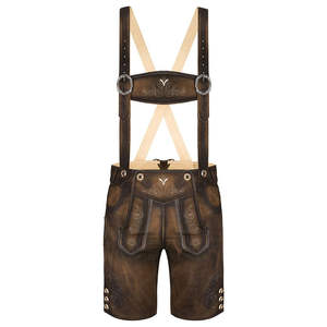 Le dernier short Lederhosen bavarois décontracté Meilleur short en cuir léger Oktoberfest Design unique Qualité - Product Image 1