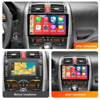 MEKEDE-Unidad Central de Navegación para coche C30 Plus, reproductor de vídeo Mp3 con pantalla Android para Toyota Auris 2006-2011