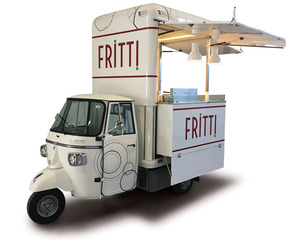 Triciclo Eléctrico para Comida, Carrito de Comida Móvil, Camioneta de Comida Callejera de Tres Ruedas, Resistente a la Corrosión, 5 Años de Garantía, para Café, Pizza, Tacos, Helados - Product Image 1
