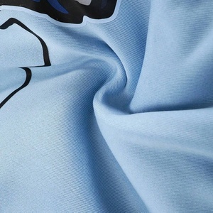เสื้อแจ็คเก็ตวาร์ซิตี้สีฟ้าอ่อนสำหรับผู้ชาย ดีไซน์ลายการ์ตูน ปกคอวี ทรงปกติ ผ้าผสมโพลีเอสเตอร์และฝ้าย เหมาะสำหรับใส่ในฤดูใบไม้ร่วง - Product Image 6
