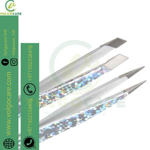 ชุดแหนบต่อขนตาแบบเคลือบกระดาษ2ชิ้นแบบมืออาชีพชุดสเตนเลสโค้งตรงเกรดอุตสาหกรรมแบบ DIY - Product Image 6