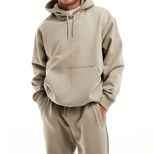 ชุดกีฬา unisex ผ้าฝ้าย100% มีฮู้ดเป็นมิตรกับสิ่งแวดล้อมดีไซน์ใหม่ขายส่ง - Product Image 2